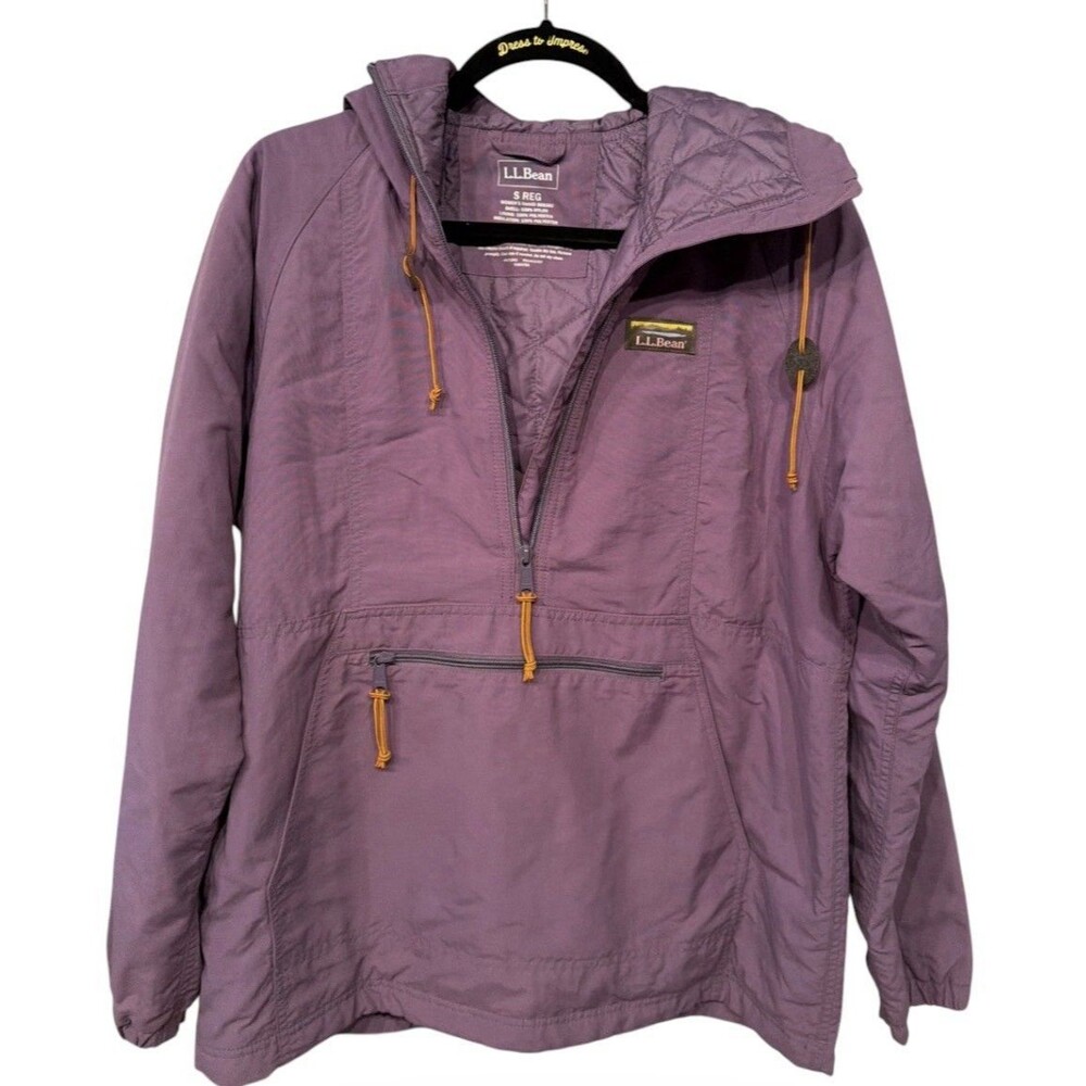 L.L.Bean Mountain Classic Insulated Anorak Lt Purple S